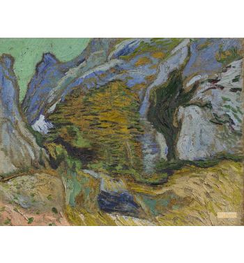 Ravine With A Small Stream
