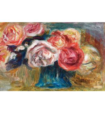 Bouquet Of Roses In A Vase