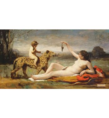 The Bacchante A La Panthere 1855 60