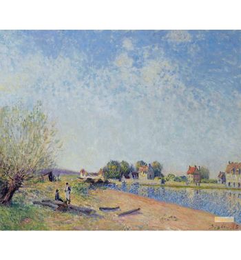The Channel Of Loing At Saint Mammes 1885