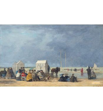 Bathing Time At Deauville 1865