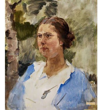 A Nurse Resting In A Garden
