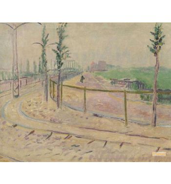 Spoorbaantje, The Railroad Near Sloterdijk, Amsterdam, 1909