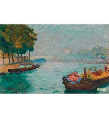 Banks Of The Seine In Paris