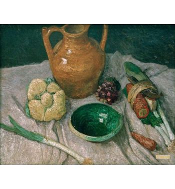 Still Life With Vegetables And Earthenware