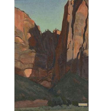 Notch In The Wall Zion National Park August 1933 1933