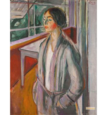 Young Woman On The Veranda