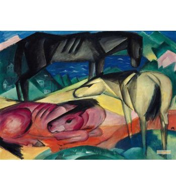 Three Horses II, 1913