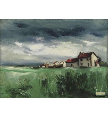 A Landscape With Houses, Ca, 1928