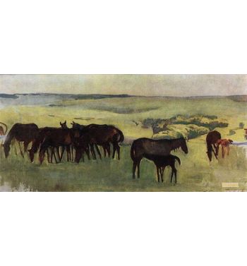 A Herd Of Horses 1909