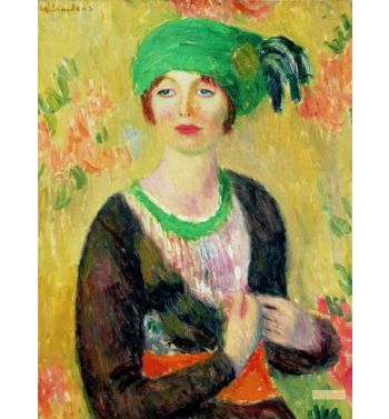 Girl With Green Turban