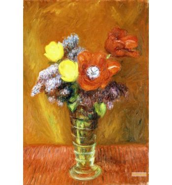 Lilacs And Tulips
