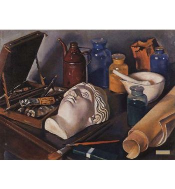 Still Life Attributes Of Art 1922