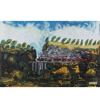 Quadro Severo Con Trenino Allegro