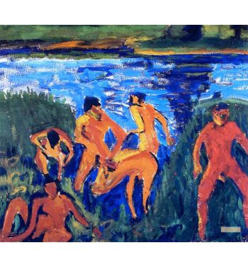 Bathers in the Reeds