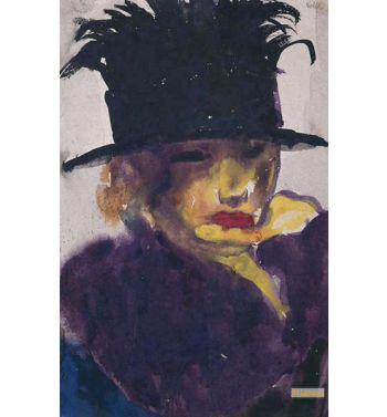 Lady With Black Hat