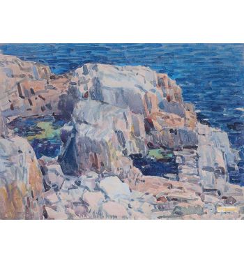 Rocks At Appledore Isles Of Shoals 1916