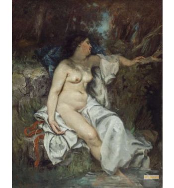 Bather Sleeping By A Brook 1845