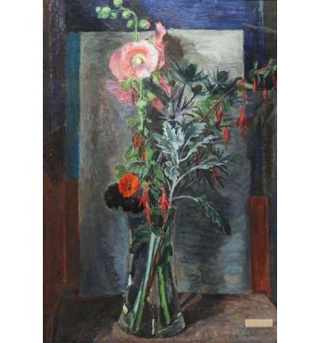 Flowers In A Glass Vase