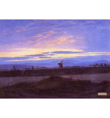 Elbe Flat Evening Giant Mountains 