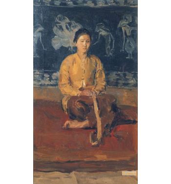 A Javanese Woman Seated C1916