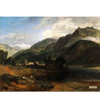 A View Of The Castle Of St Michael Near Bonneville Savoy