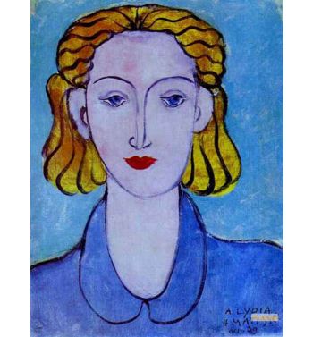 Young Woman In A Blue Blouse (Portrait Of Ln Delektorskaya)