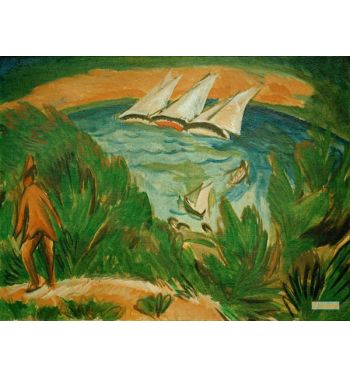 Sailboats In The Storm