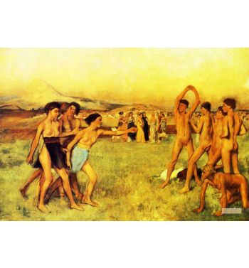 Young Spartans Exercising