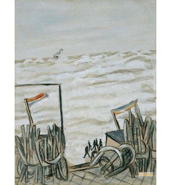 Beach At High Tide