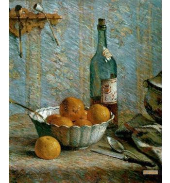 Nature Morte Avec Bol Et Fruits