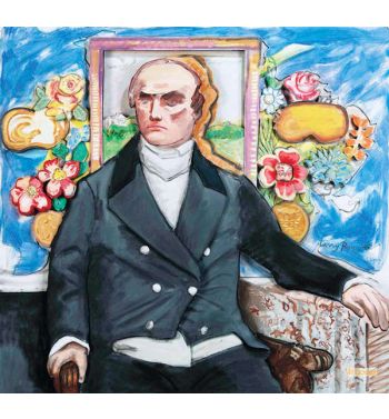 Daniel Webster and a Blue Wall