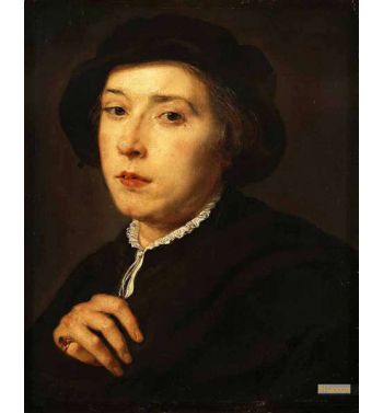 Young Man With Black Beret Junger Mann Mit Schwarzem Barett