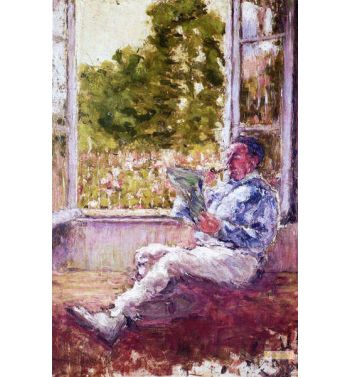 Man Seated by a Window