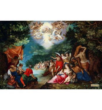 The Baptism Of Christ In The River Jordan