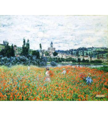 Poppy Field Near Vetheuil 1879