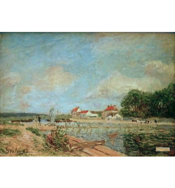 The Loing Dam At Saint Mammès