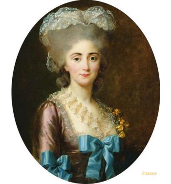Portrait Of Madame Lesould 1780