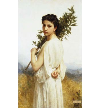 A Nymph Holding A Laurel Branch, 1900