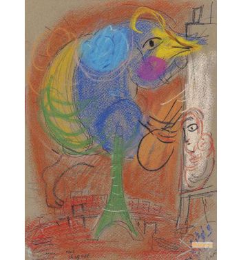 The Rooster At The Eiffel Tower, 1940