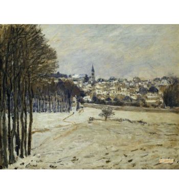 The Snow At Marly Le Roi 1875