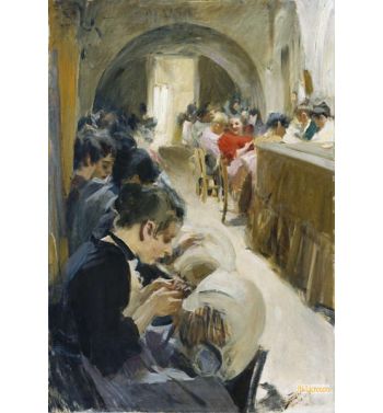 The Lacemakers; Lace Up Shoes 1894