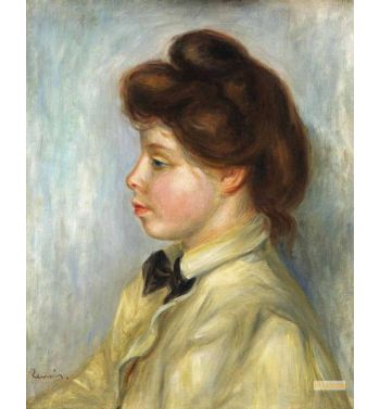 Young Woman At The Black Tie