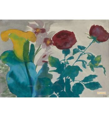 Roses, Calla And Iri
