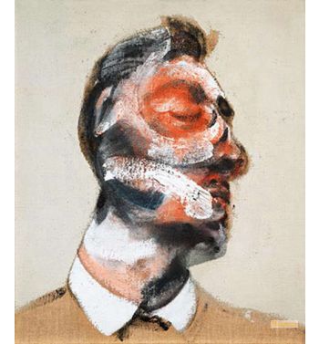 Three Studies for Portrait of George Dyer on Light Ground II