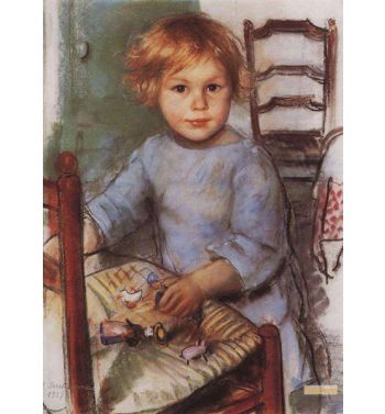 Portrait Of Sergei Prokofiev's Son Svyatoslav 1927