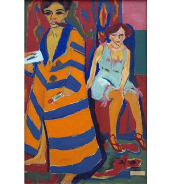 Self Portrait With A Model