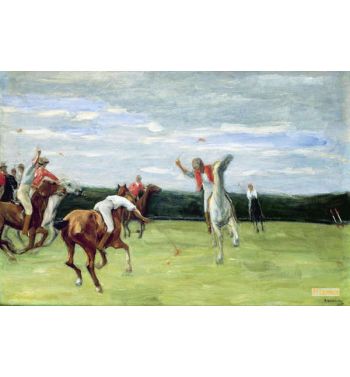Polo Player In Jenischpark Hamburg 1903