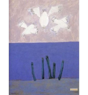 Birds Over Sky 1957