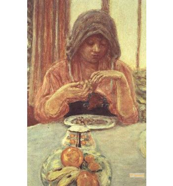 Woman With A Bowl Of Fruit